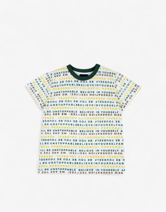 'CHICCO Unisex Tee White/Multi