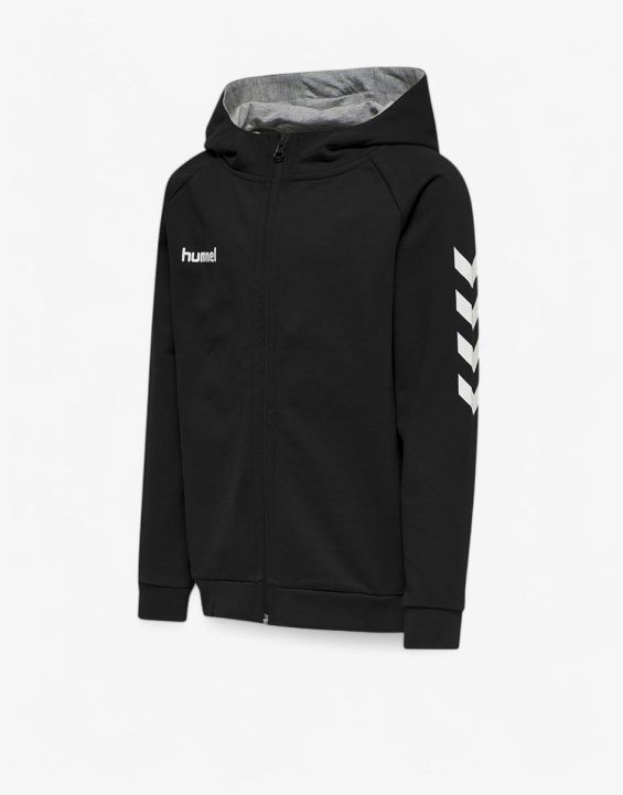'HUMMEL Go Kids Cotton Zip Hoodie Black