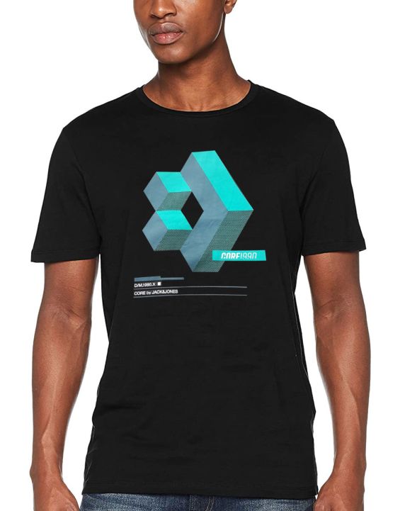 'JACK&JONES Booster Tee Black