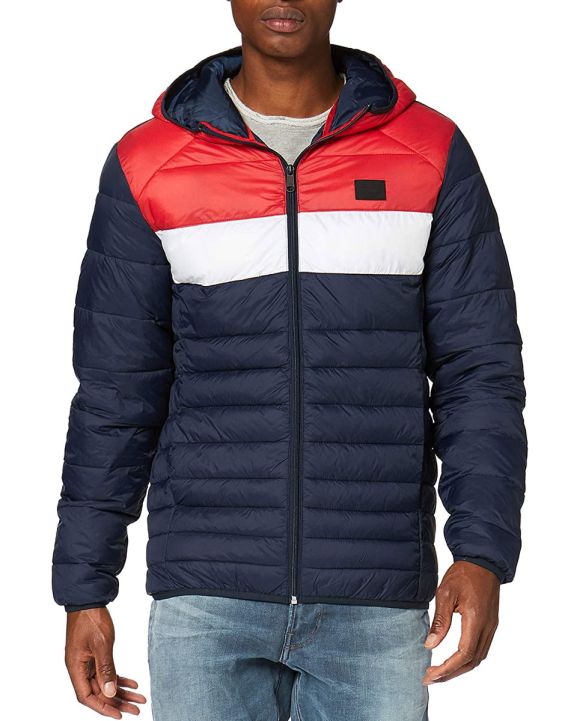 'JACK&JONES Hooded Puffer Jacket Scarlet