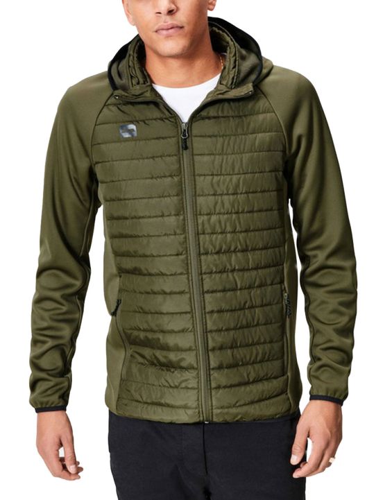 'JACK&JONES Quilted Jacket Green