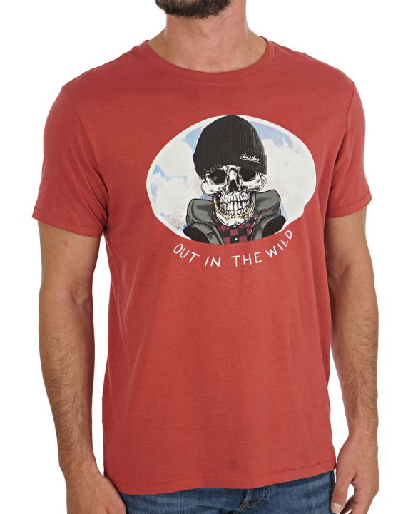 'JACK&JONES Jorskoll Tee Red