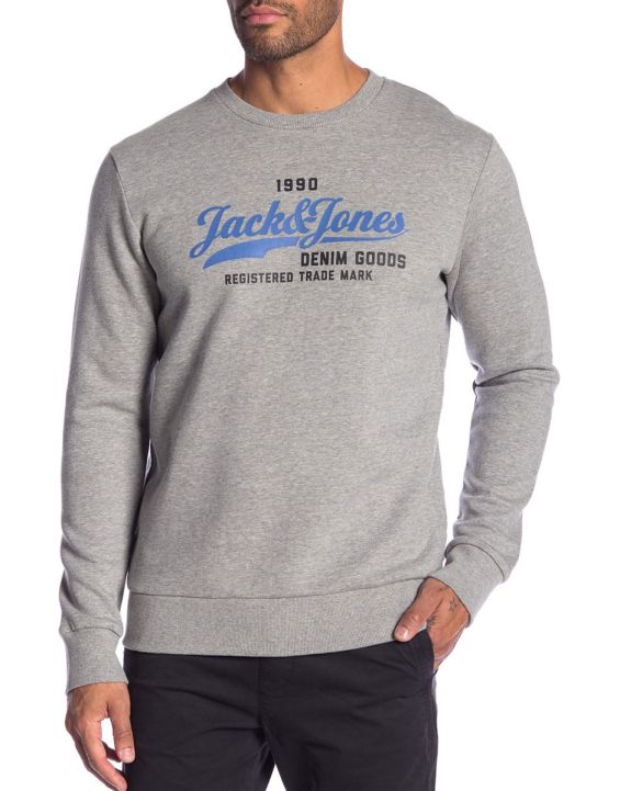 'JACK&JONES Logo Printed Blouse Grey