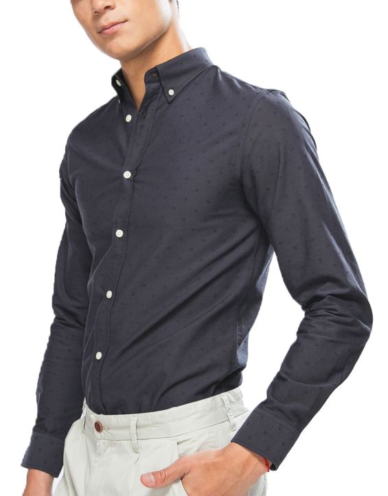 'JACK&JONES Premium Panama Shirt Dark Grey