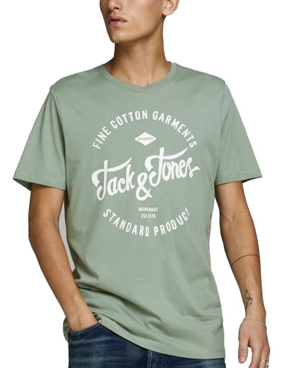 'JACK&JONES Printed Tee Green