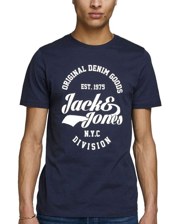 'JACK&JONES Printed Tee Navy