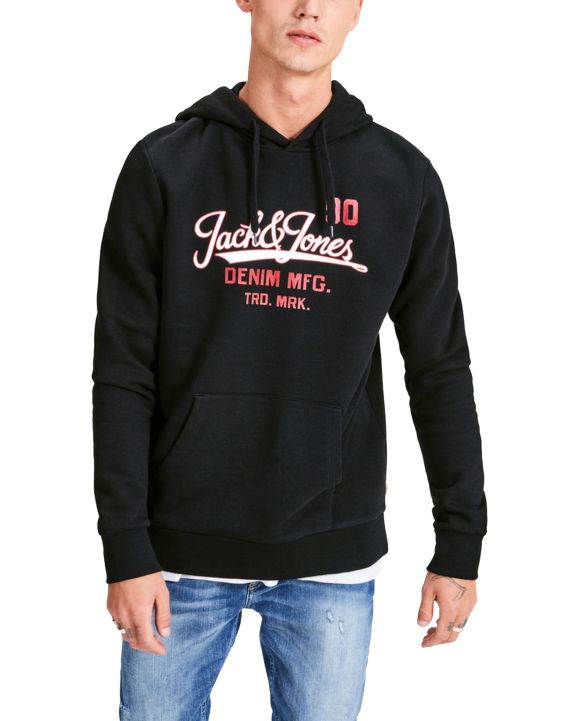 'JACK&JONES Warm Hoodie Black