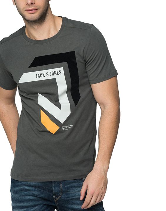 'JACK&JONES Core Mullet Tee Asphalt