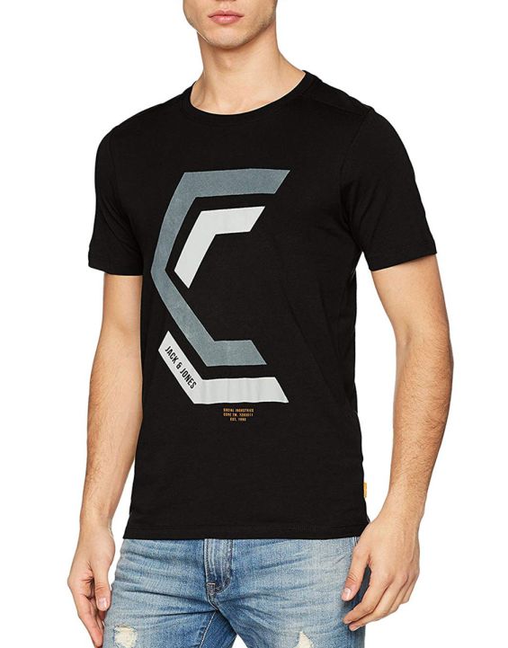 'JACK&JONES Core Mullet Tee Black