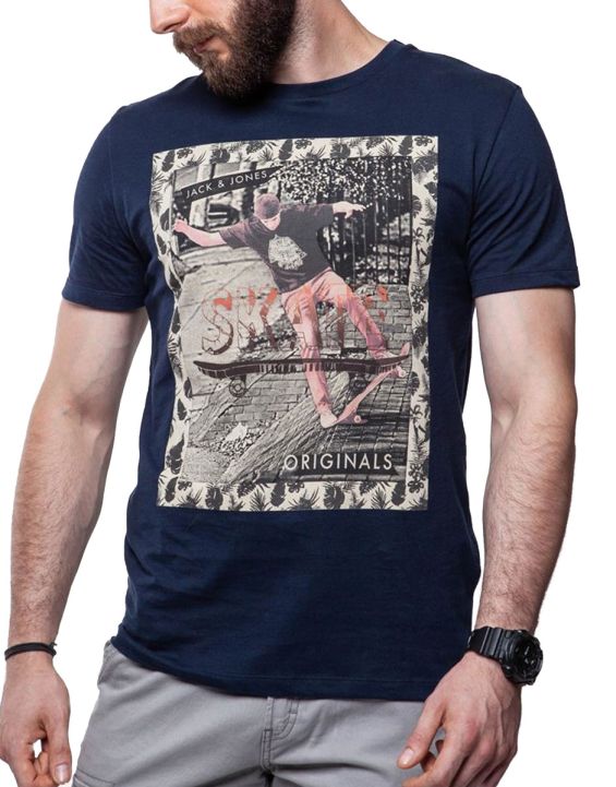 'JACK&JONES Scater Tee Navy
