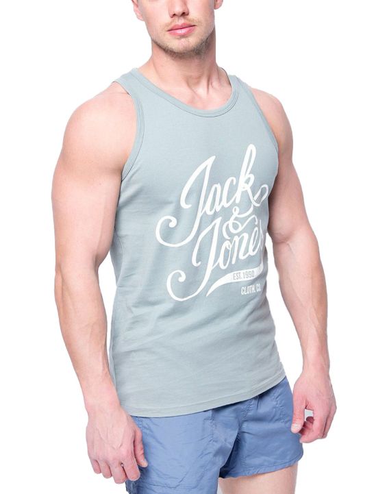 'JACK&JONES Crew Neck Tank Green