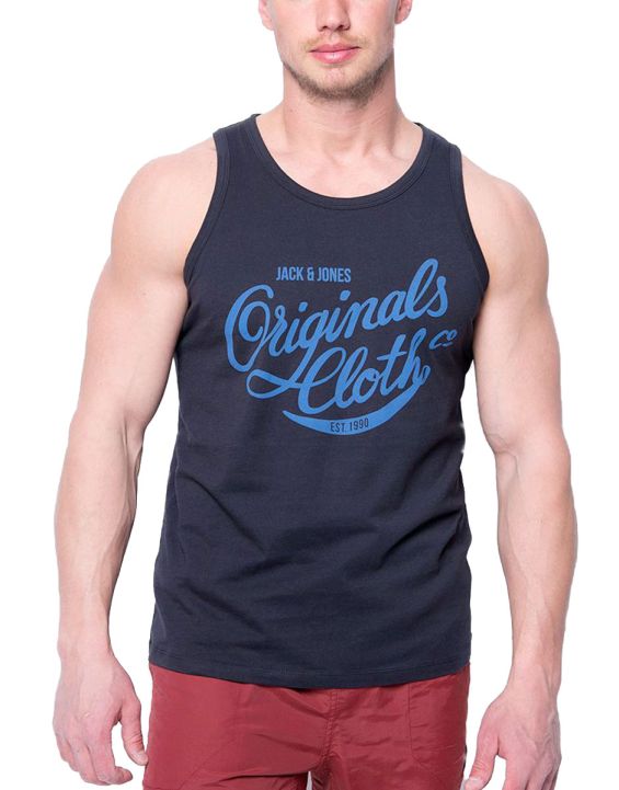 'JACK&JONES Crew Neck Tank Navy