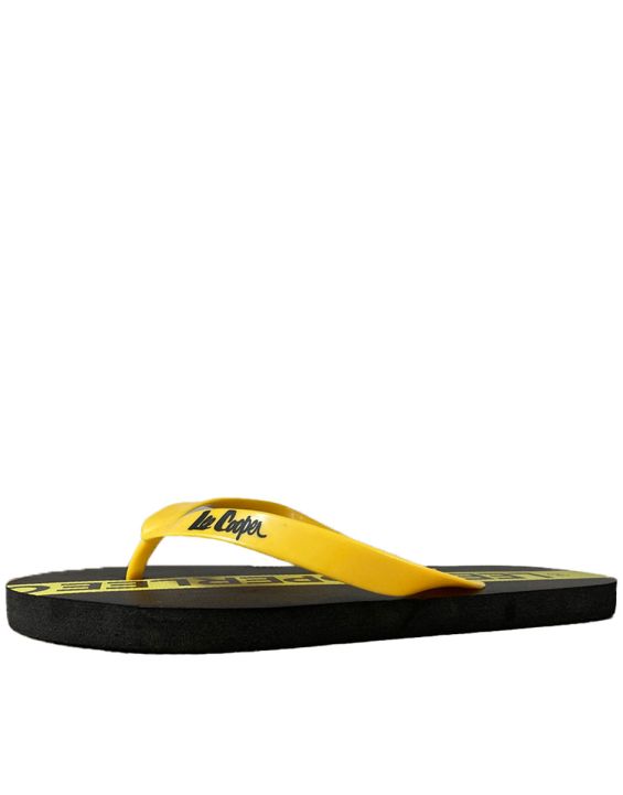'LEE COOPER Timoko Flip-Flops Black/Yellow