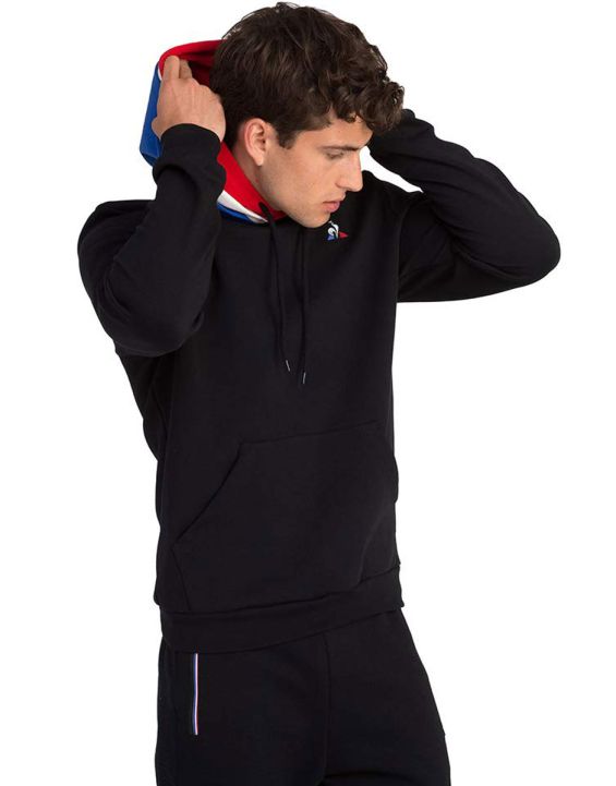 'LE COQ SPORTIF Tricolore BBR Hoody N1 Black