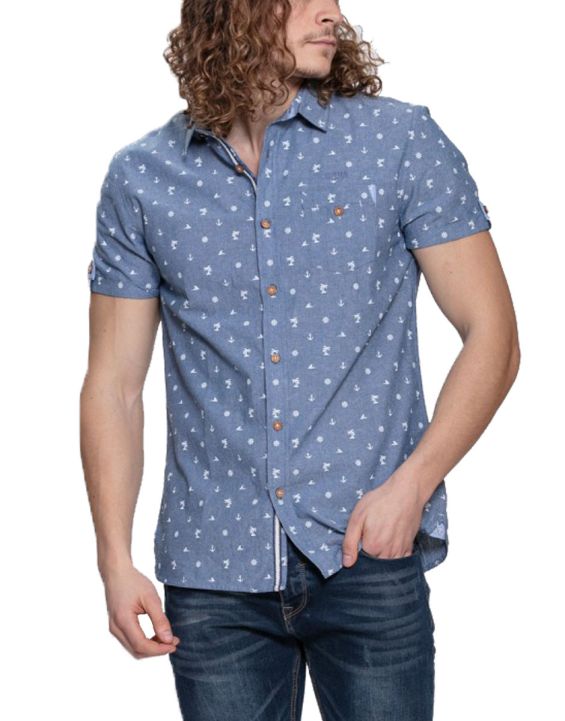 'MZGZ Censer Shirt Dark Blue