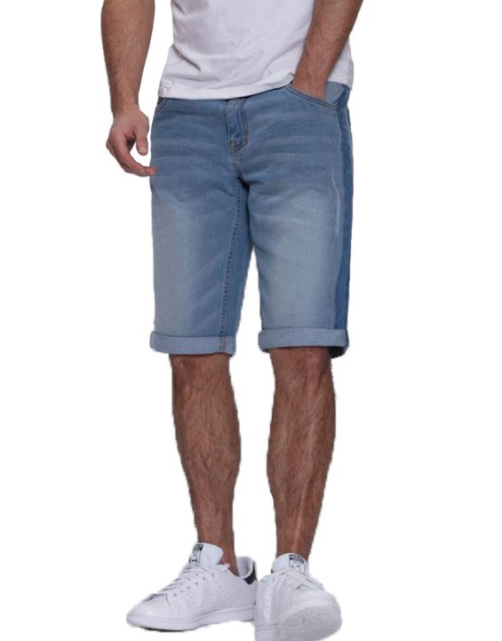 'MZGZ Fura Denim Shorts Bleached