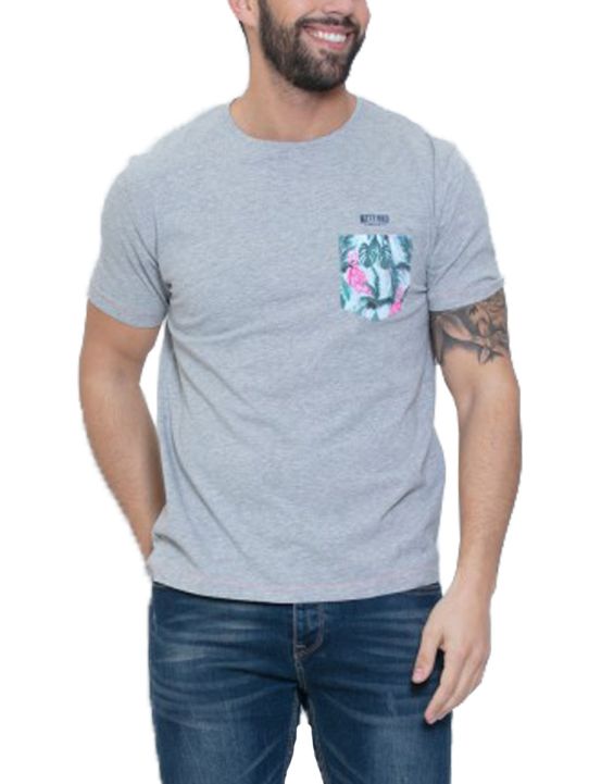 'MZGZ Trapery Tee Light Grey