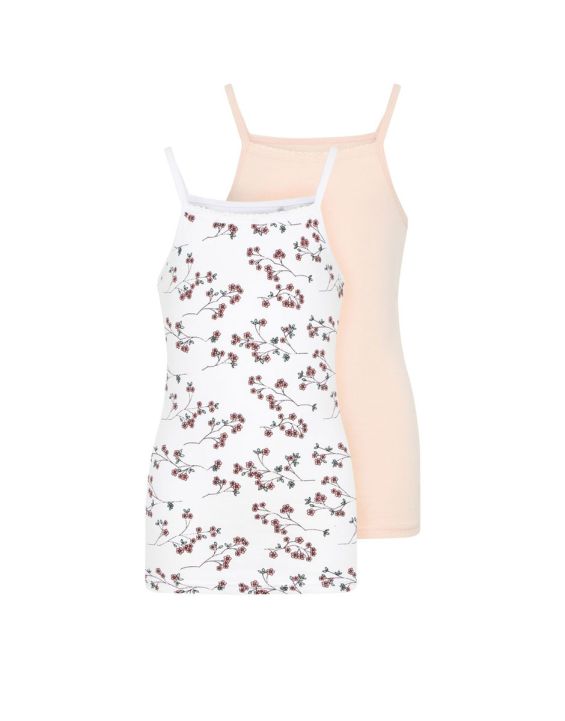 'NAME IT 2-Pack Strap Top Strawberry Cream