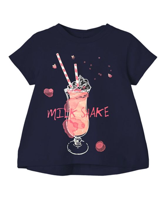 'NAME IT Printed Long Sleeved Blouse Sapphire