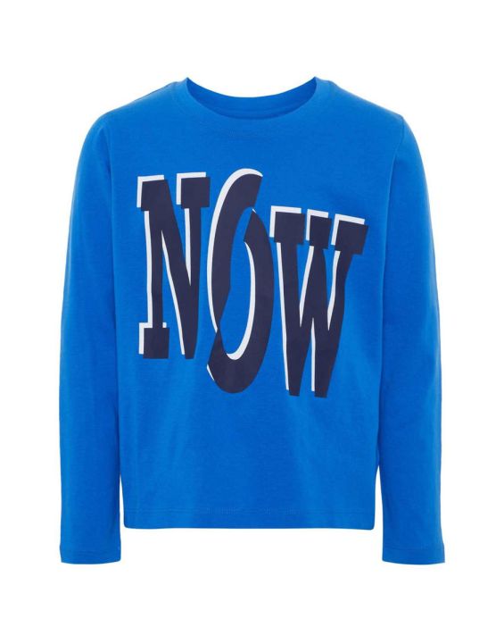 'NAME IT Printed Loose Fit Blouse Blue