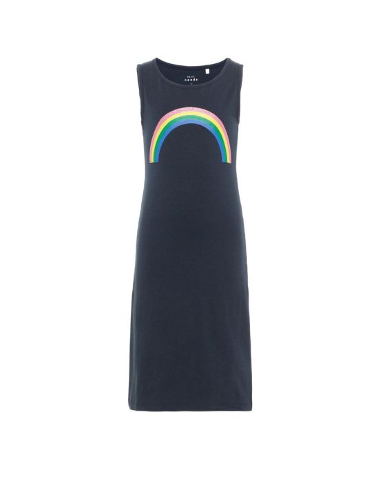 'NAME IT Printed Maxi Dress Sapphire