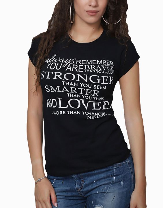 'NEGATIVE Nikol Black Tee