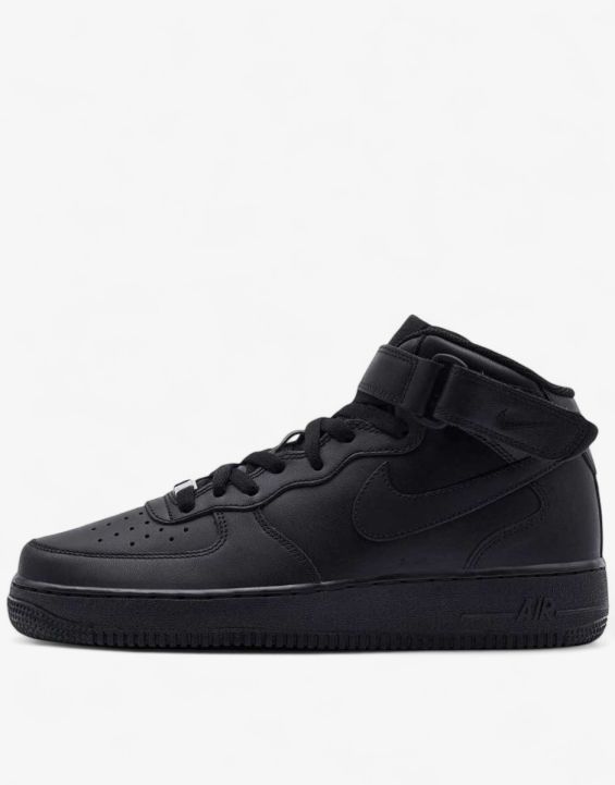 'NIKE Air Force 1 Mid Shoes Black 'NIKE Air Force 1 Mid Shoes Black
