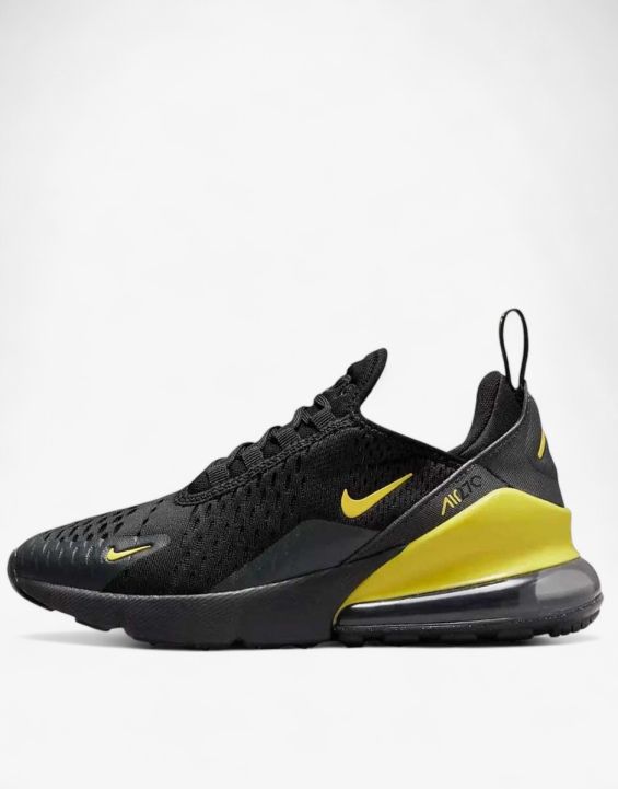 'NIKE Air Max 270 Gs Shoes Black/Yellow 'NIKE Air Max 270 Gs Shoes Black/Yellow