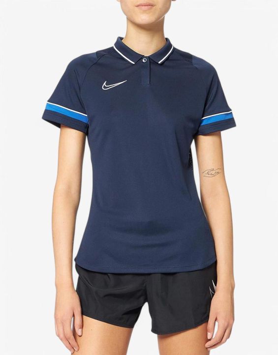 'NIKE Dri-Fit Academy 21 Short Sleeve Polo Navy