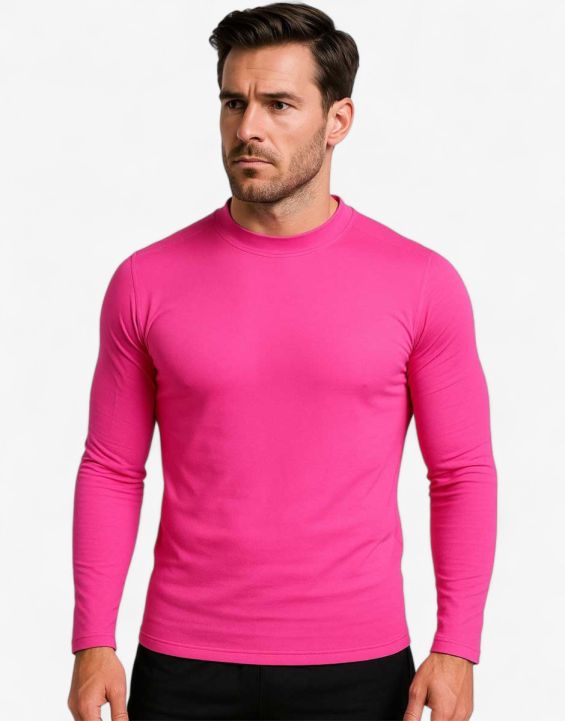 'NIKE Pro Mock Thermoactive Long Sleeve Top Pink 'NIKE Pro Mock Thermoactive Long Sleeve Top Pink