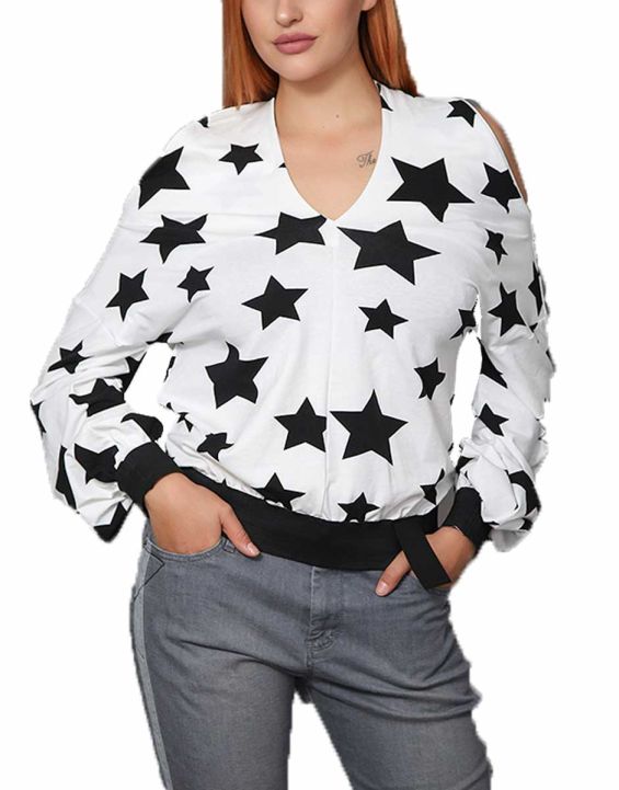 'NEGATIVE Leda Blouse White