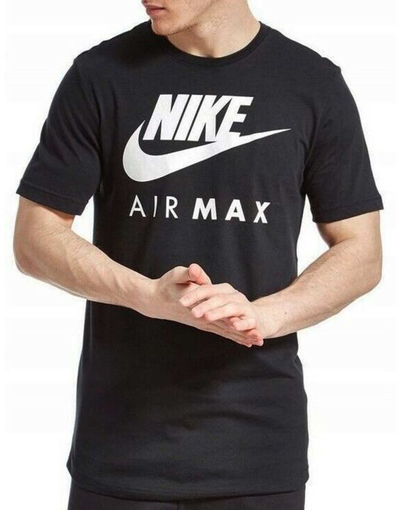 'NIKE Air Max Athletic Tee Black