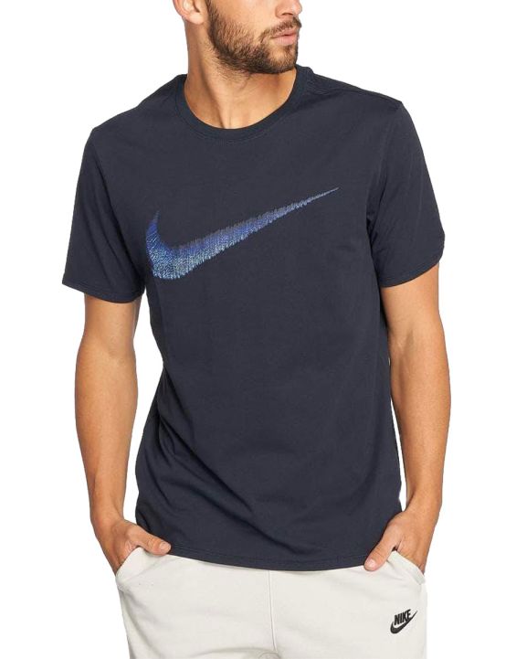 'NIKE Hangtag Swoosh Tee Navy