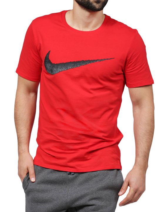 'NIKE Hangtag Swoosh Tee Red