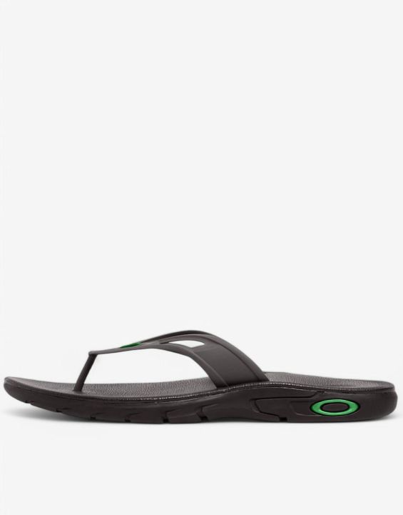'OAKLEY Ellipse Flip Flops Green/Black