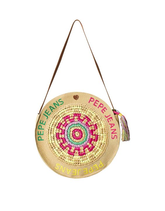 'PEPE JEANS Braid Beach Bag Beidge