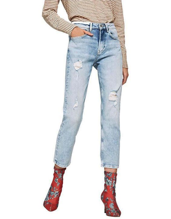 'PEPE JEANS Mery Denim Jeans White Blue