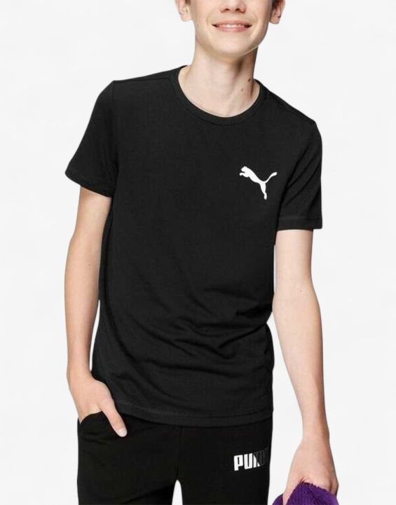 'PUMA Active Small Logo Tee Black