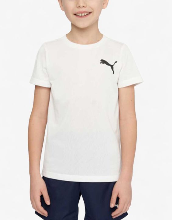'PUMA Active Small Logo Tee White