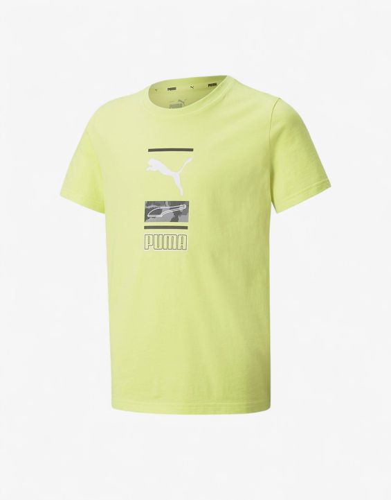 'PUMA Alpha Graphic Tee Yellow