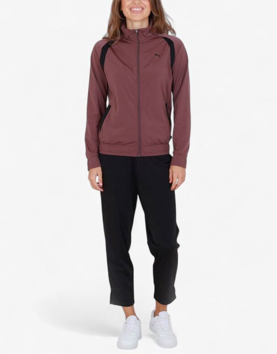 'PUMA Classic Tricot Tracksuit Purple/Black 'PUMA Classic Tricot Tracksuit Purple/Black