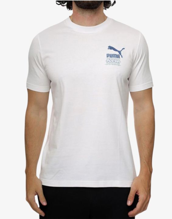 'PUMA Classics Brand Love Graphic Tee White