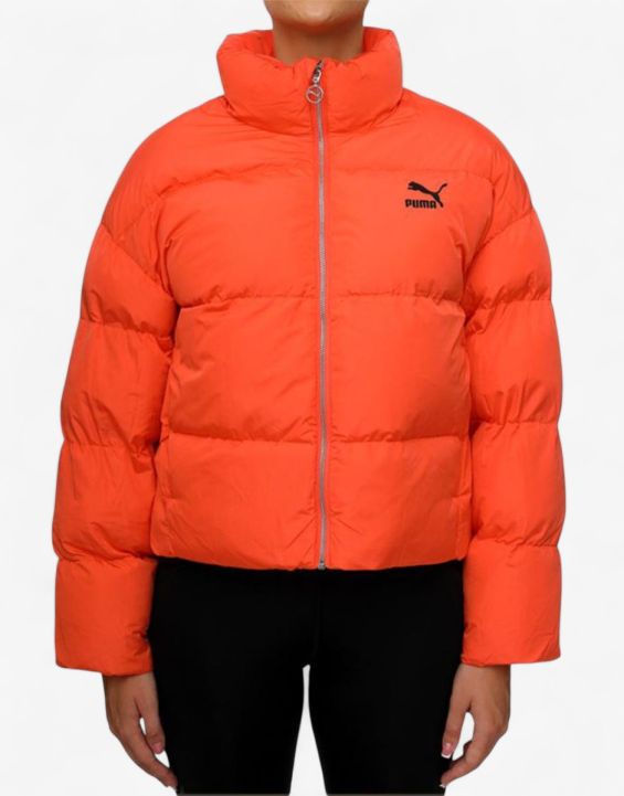 'PUMA Classics Oversized Puffer Jacket Orange
