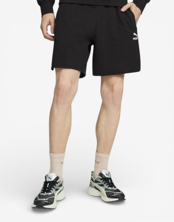 'PUMA Classics Waffle Shorts Black