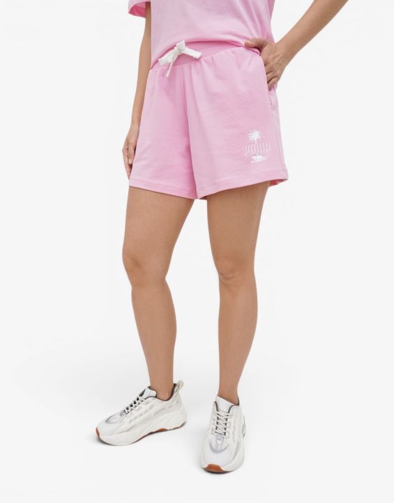 PUMA Ess Palm Resort Shorts 5 TR Pink