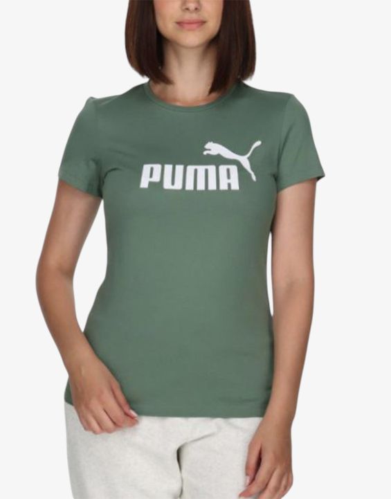 'PUMA Essential Logo Tee Green
