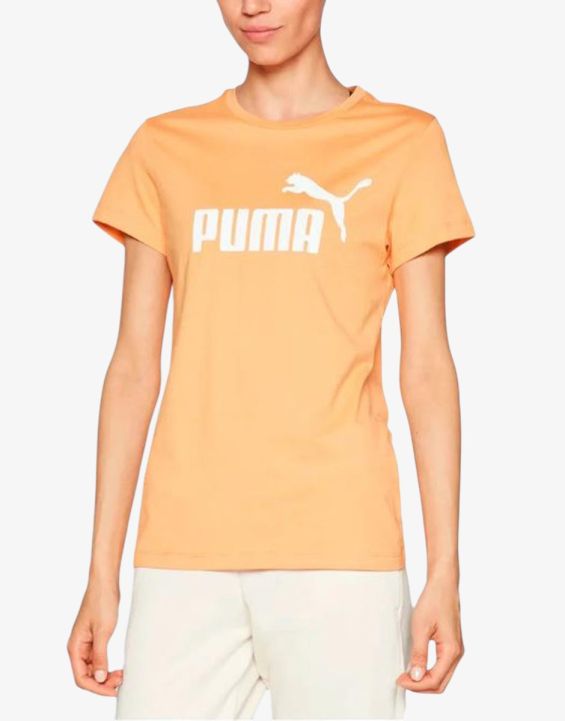 'PUMA Essentials Logo Tee Orange