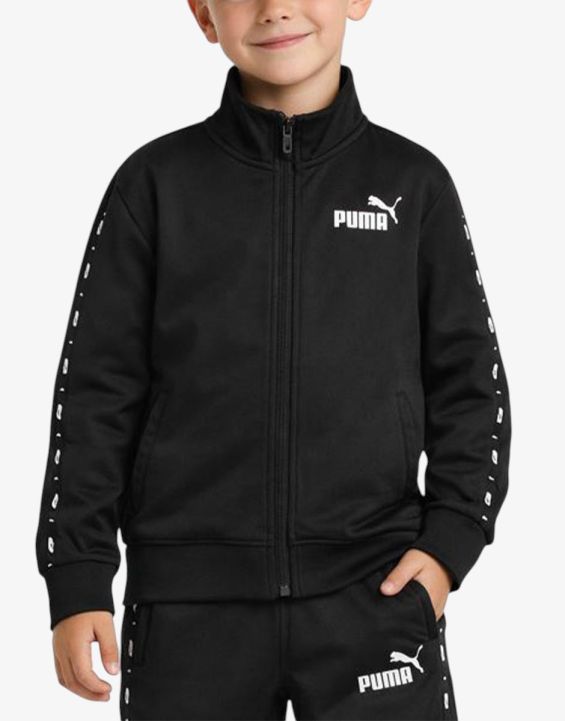 'PUMA Essentials Tape Tricot Tracktop Black