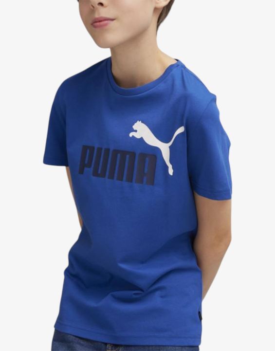 'PUMA Essentials+ Col Logo Tee Blue