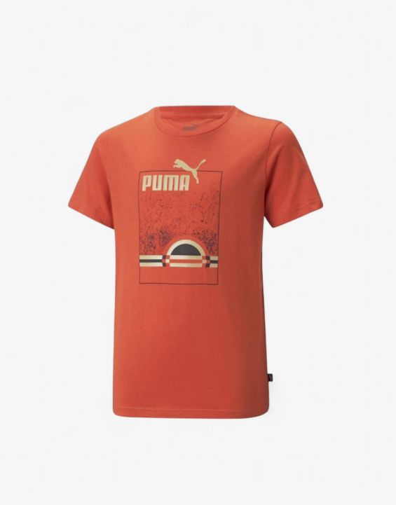 'PUMA Essentials+ Street Art Summer Tee Orange